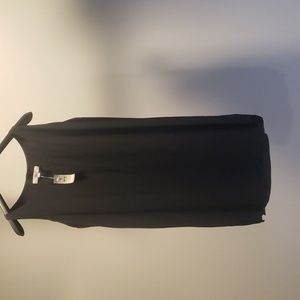 Womens Black Loft Dress Size Petite Large